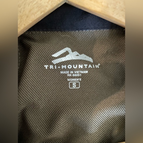Tri-Mountain Bonnington J6205 dobby full zip jacket. Unisex. Chocolate in colour - Picture 6 of 8
